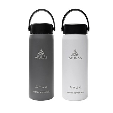 ATUNAS 不鏽鋼提把保溫瓶 550ml A1KTGZ12 (真空/不鏽鋼/保冷水壺/水瓶/補水/戶外/旅遊)