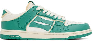AMIRI 蓝色 & 白色 Collegiate Skel Top Low 运动鞋