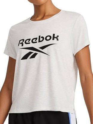 Reebok 女透氣彈性針織T恤