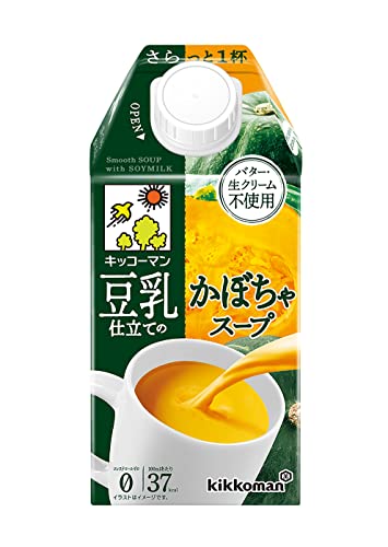 キッコーマン食品 豆乳仕立てのかぼちゃスープ500ml12