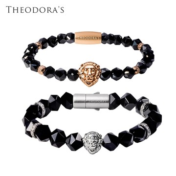 【THEODORA'S】夜幕｜黑瑪瑙礦石手鍊 女款&男款【希奧朵拉】黑瑪瑙手鍊 天然礦石 女生手鍊 男生手鍊 中性手鍊
