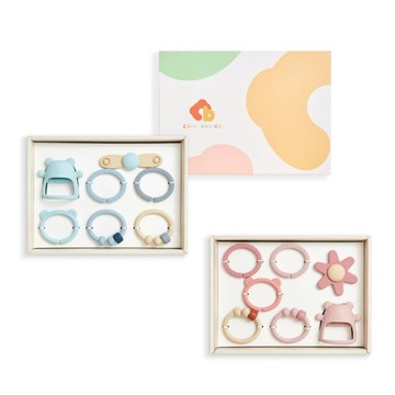 奇哥 CB安撫固齒玩具禮盒(固齒器/安撫玩具/彌月禮)