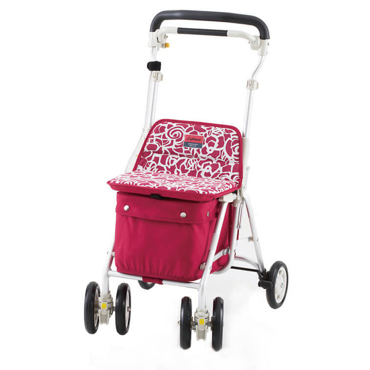 【Withone】輕型健康購物車 Mini M 酒紅色【M1CT1841RWI0000】