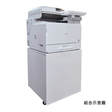 RICOH IM C300F IMC300 A4彩色雷射多功能事務機+專用鐵櫃 雷射印表機 A4影印機 彩色影印機 傳真 掃描(福利機)
