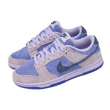 Nike 休閒鞋 Wmns Dunk Low SE 女鞋 紫 藍 麂皮 復古 經典 HQ3431-515