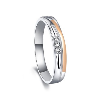 KOR 蔻兒鑽石 迎風起舞 鑽石K金白鋼 女戒指