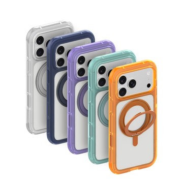 iPhone 17 Pro Max 殼 MagStrong iPhone 17系列 360度旋轉支架泡泡殼/手機殼