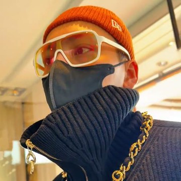 陳偉霆同款墨鏡男士新款大框適合大臉街拍防風防紫外線太陽眼鏡女