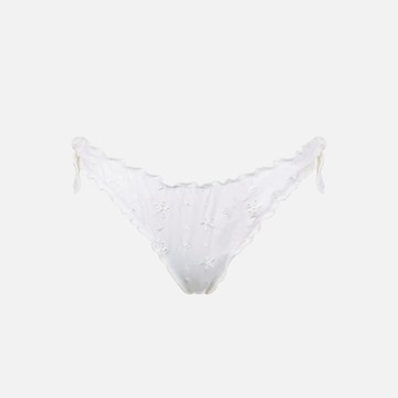 MC2 Saint Barth Woman White Sangallo Swim Briefs