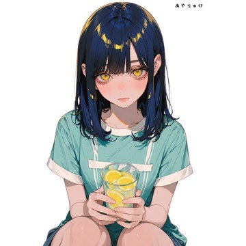 【8 月新品】07-139-0191 人物貼紙 簡約夏日女孩