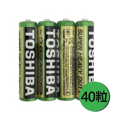 【東芝Toshiba】碳鋅電池 4號 AAA電池 40入盒裝
