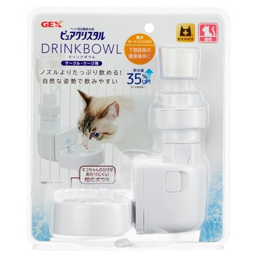 GEX 濾水 淺皿 貓用 軟化水質 適用於飲水盤  57535  1個  白色