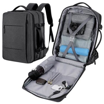 加厚可擴容大雙肩包男商務手提電腦背包旅行包多功能大容量行李包