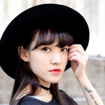 歐美時尚黑色禮帽女韓版百搭羊毛呢大檐氈帽秋冬天出游爵士帽子潮