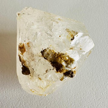 巴基斯坦黃泥骸骨水晶15 開窗彩虹骨幹水晶 原石原礦 脈輪淨化