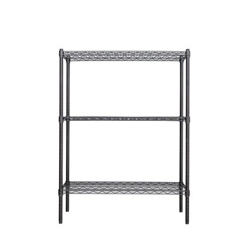 【dayneeds】荷重型 90x45x120公分 烤漆三層架 黑色