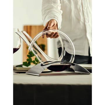 Eisch德國進口手工紅葡萄酒醒酒器設計款帶底托帶把手分酒器酒壺