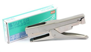 日本 美克司 MAX HP-88 剪刀型釘書機 訂書機 (適用8號釘書針)【APP滿額下單10%點數(單一帳號最高1000點)】9/30止