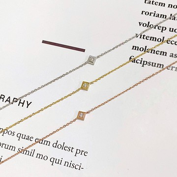 925純銀 | 小幾何菱形_手鍊