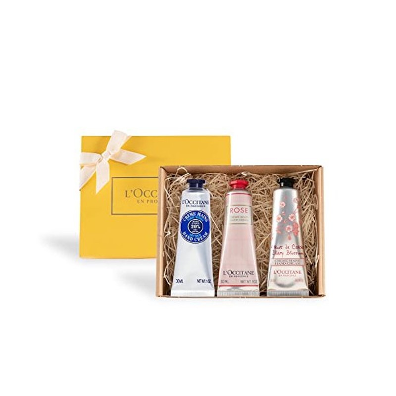 ロクシタン(L'OCCITANE) ハンドクリームギフトセット ×3本 BOX入り(シア、ローズ、チェリーブロッサム) 誕生日 プレゼント×3 通販  LINEポイント最大1.0%GET | LINEショッピング