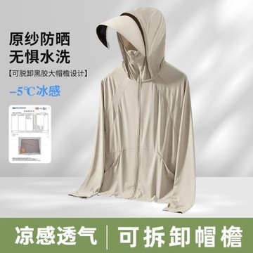 女生防曬衣 冰絲防曬外套 涼感外套男 UPF50+ 抗UV外套 冰絲外套 透氣外套 防曬衣 AJ047
