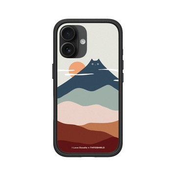iPhone 16 Mod NX 黑 - ilovedoodle (Lim Heng Swee) - Cat Landscape - Mountain 貓咪山
