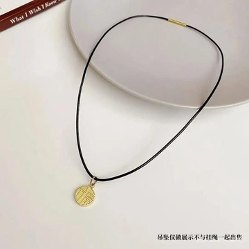 可調節項鍊 快拆扣皮繩 手工編織掛繩 鍊編織項鍊 項鍊 玉墜掛繩 吊墜掛繩 吊飾繩 項鍊繩 編織繩 粗款掛繩 ZAG7