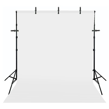 VISANG 大型白色背景布 3 x 4 公尺 + 支架 3 x 2.8 公尺 全套組  1套  大型白色背景布 3x4m + 背景支架 3x2.8m 全套