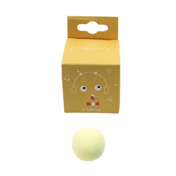 petgravity skylife 逗貓叫叫球  黃色  1顆