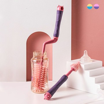 矽膠奶嘴奶瓶刷套裝 多規格 耐高溫消毒 嬰兒吸管刷 奶嘴清潔刷 奶瓶清潔刷 瓶子清潔刷【ZL0403】《約翰家庭百貨