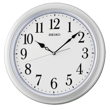 seiko SK037 精工鐘 (QXA680S) 優雅風格阿拉伯數字黑白標準鐘/32.4*4.5cm｜樂天全館特惠中★指定刷卡回饋10%