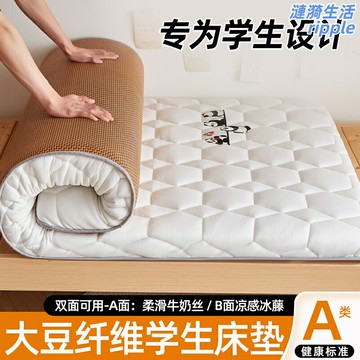 【宿舍神器】學生床墊 上下鋪床墊 藤席床墊 宿舍床墊 單人床墊 定製尺寸 85x195cm 透氣防潮 夏季涼蓆 學生宿舍必備