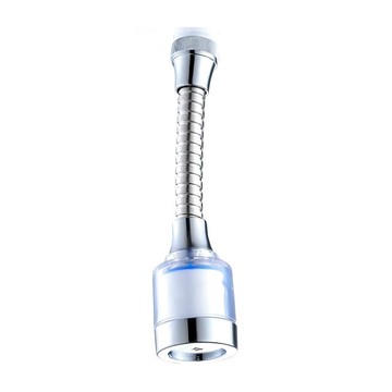 小麥購物 單功能軟管 360度萬向水龍頭起泡器 L914  1個  16.8 x 4cm