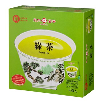 天仁茗茶 綠茶  2g  100包  1盒