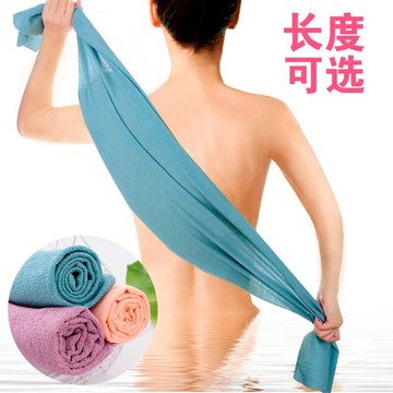 單層粗砂拉背長條澡巾布料搓背不求人搓泥神器強力去污成人家用男