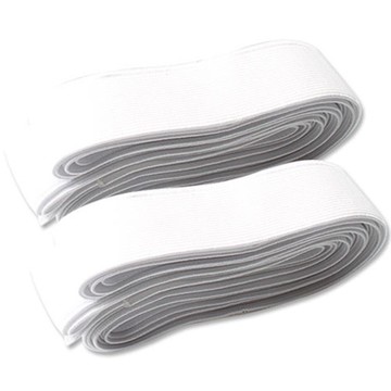 東大門鈕扣王 高彈力雙層編織鬆緊帶 10毫米  2件  白色