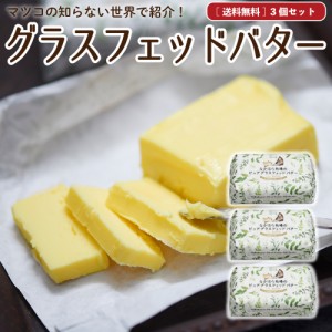 グラスフェッドバター 国産 送料無料  100g×3個 無塩バター 放牧バター お取り寄せ ［冷蔵   冷凍可］ aug