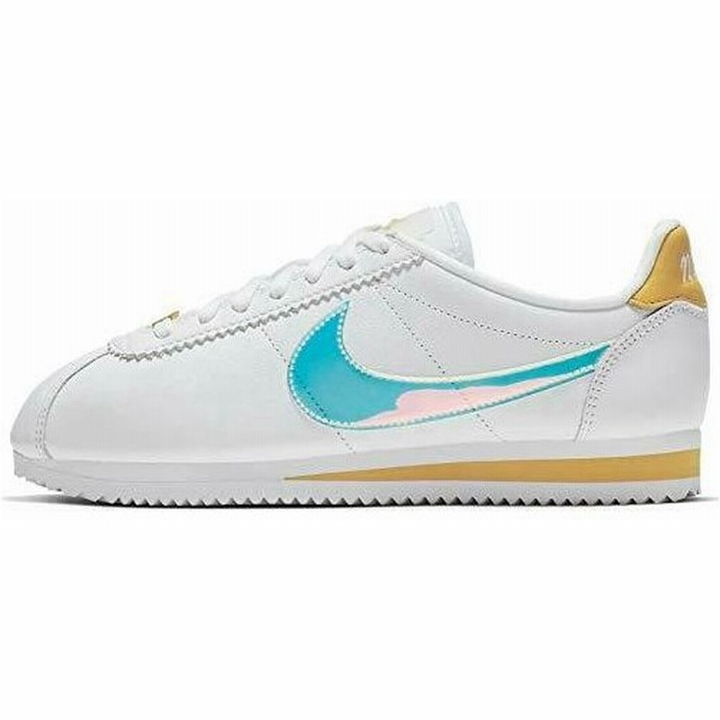 ナイキ Nike コルテッツ Classic Cortez Premium レディース Ci9914 100 クラシック プレミアム スニーカー White Yellow Blue Pink 通販 Lineポイント最大get Lineショッピング