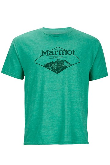 ├登山樂┤美國 Marmot Mountaineer Tee 快乾短袖上衣-Green Heather # 43210-8551