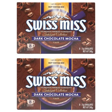 SWISS MISS 黑摩卡 可可粉  31g  8包  2盒