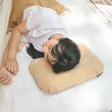 挪客充氣枕頭戶外露營野營頸椎枕頭便攜旅行枕u型枕辦公室午休枕