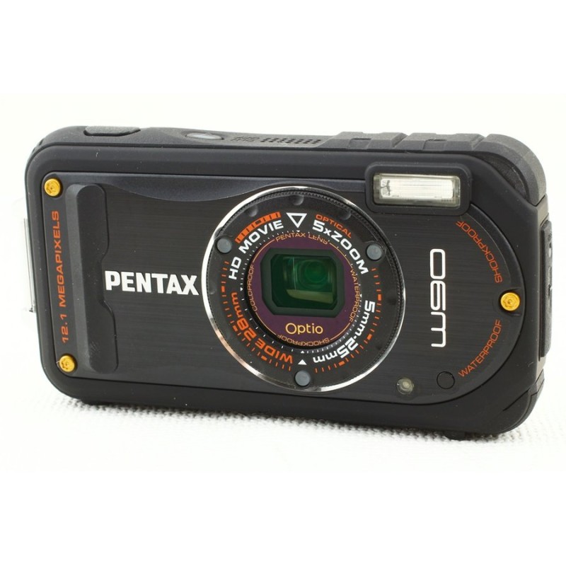 動作品 PENTAX ペンタックス Optio W20 防水カメラ SDカード付-