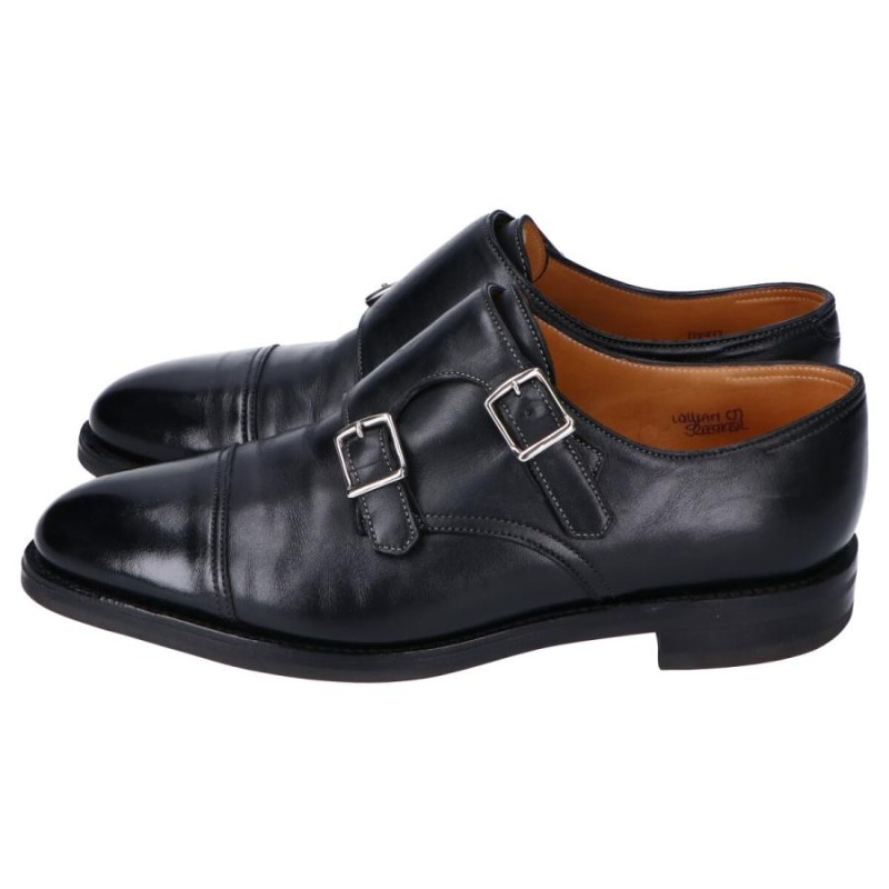 JOHN LOBB ジョンロブ WILLIAM ウィリアム 9795ラスト カーフ ダブルモンクストラップシューズ 5 1/2EE ブラック メンズ  | LINEショッピング