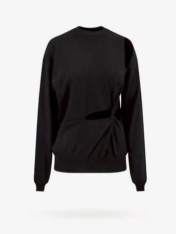 Virgin wool sweater wiyh cut-out details - SPORTMAX - gender_Woman