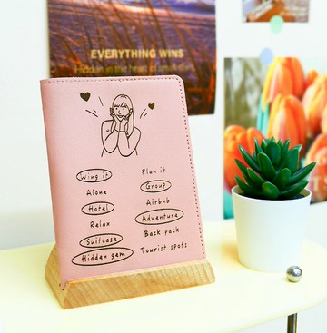 你的旅遊型人格 | 人像圖案訂製旅行護照套 6款顏色及可自定選項