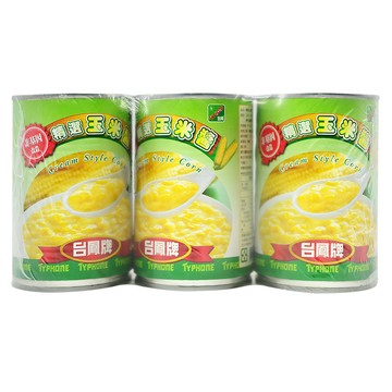 台鳳非基因改造玉米醬 410g