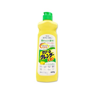 第一石鹼 日本廚房浴室研磨亮澤消臭去污萬用清潔劑400g/瓶-檸檬香(黃)