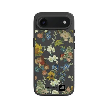 iPhone Air SolidX 黑 - Van Gogh Museum - Vincent 的花朵-50週年紀念款 透明