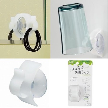 asdfkitty*日本製 INOMATA 吸盤式可旋轉萬用掛架/掛勾