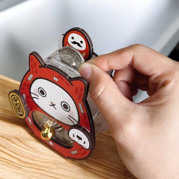 【DIY 手作】招財貓存錢筒+環保杯套組 DIY 置物盒 廣富號